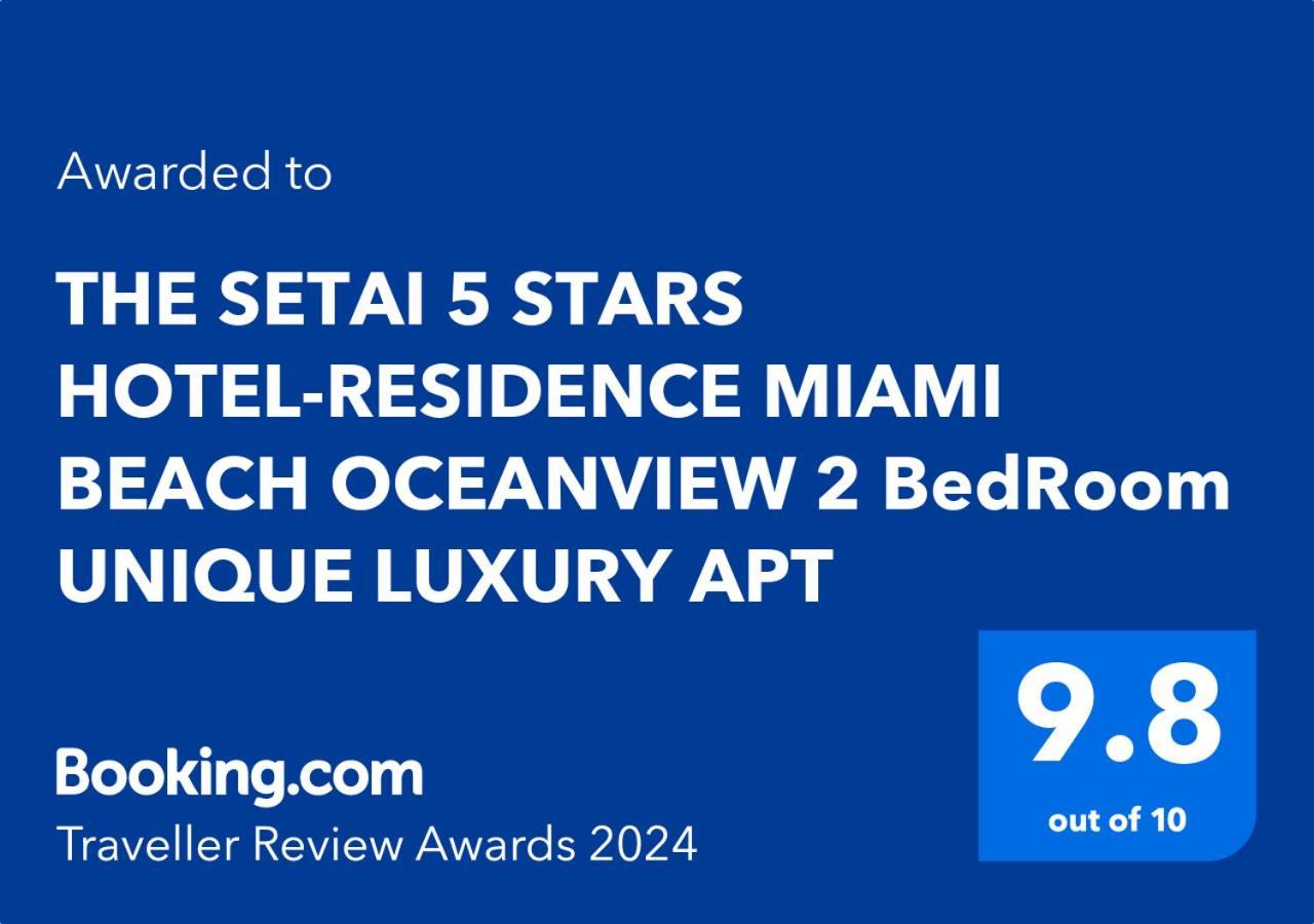 The Setai 5 Stars Hotel-Residence Miami Beach Oceanview 2 Bedroom Unique Dış mekan fotoğraf